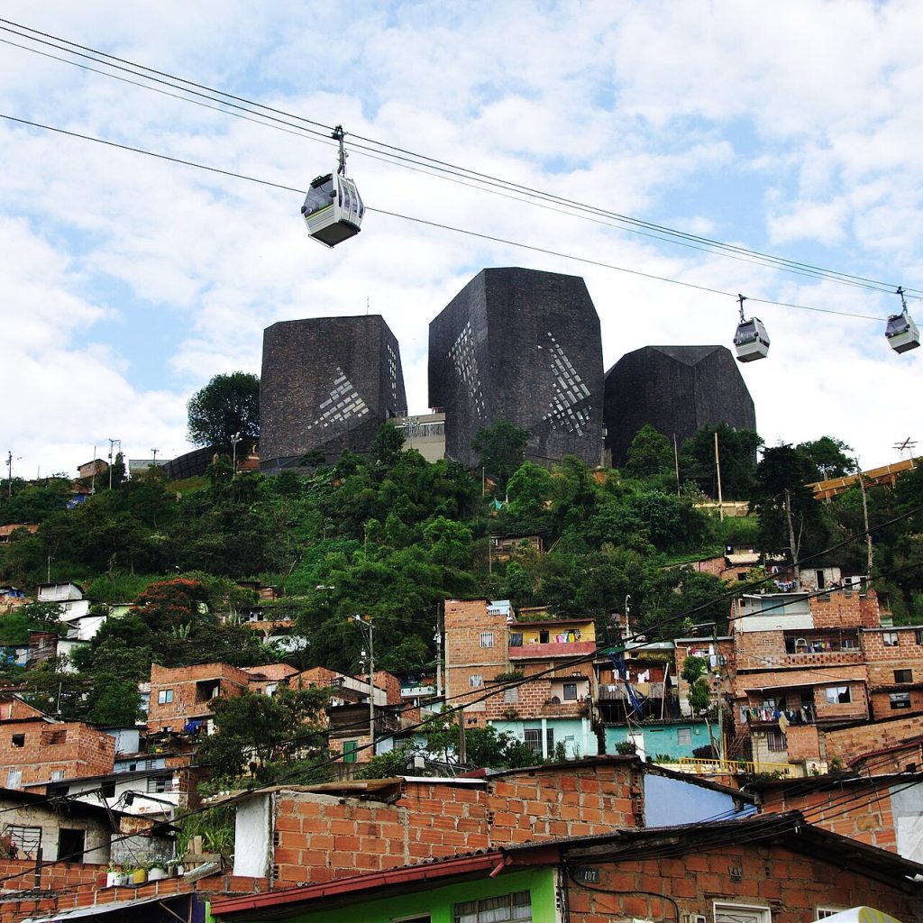 Cabinas del Metrocable en Medellín