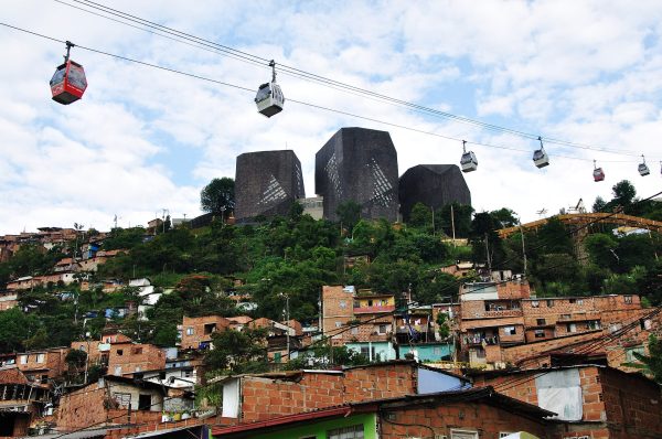 Cabinas del Metrocable en Medellín